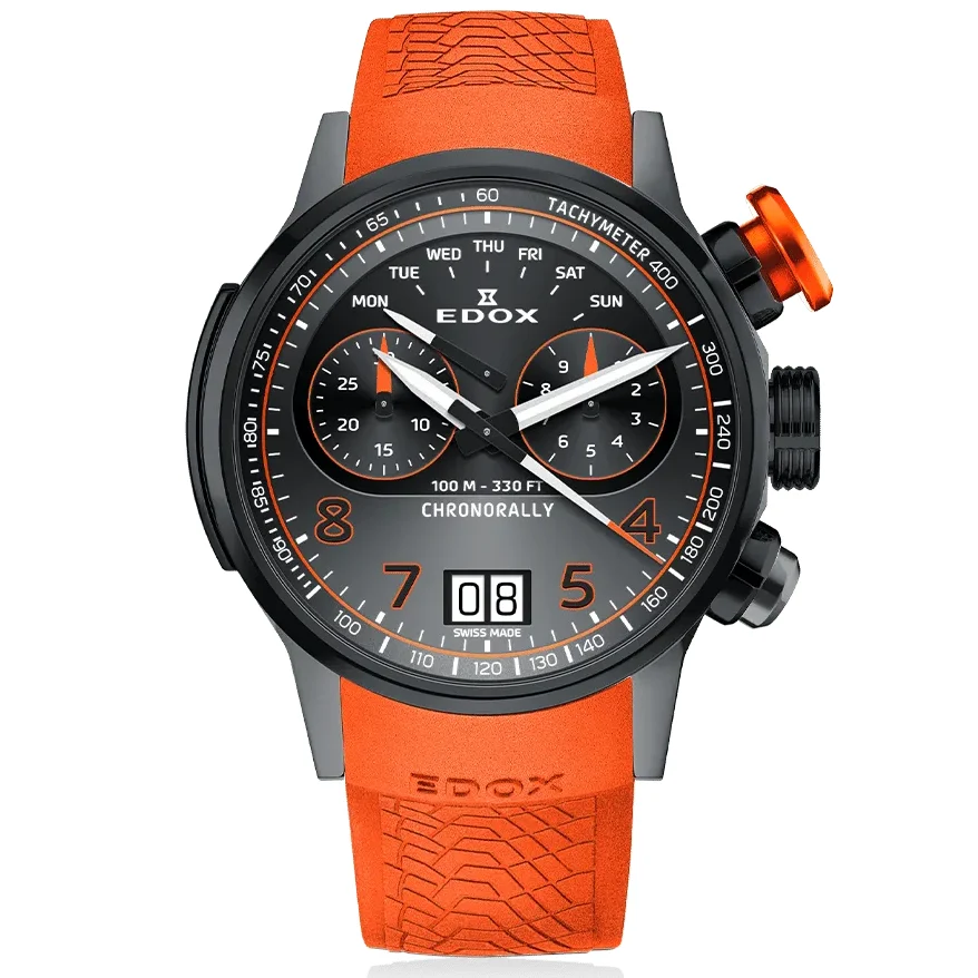 EDOX Chronorally 38003-TINGNOCAO-GN 45 mm kol saati