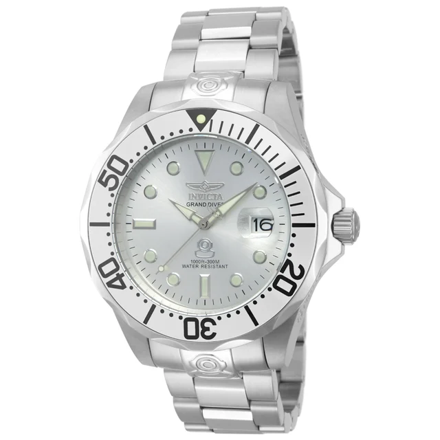 Invicta Grand Diver Deep Garrison Automatic Watch - 47mm. Steel (13937) kol saati
