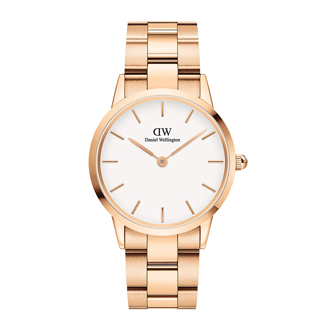 DANIEL WELLINGTON Iconic Link Rose Gold DW00600209 36 mm kol saati