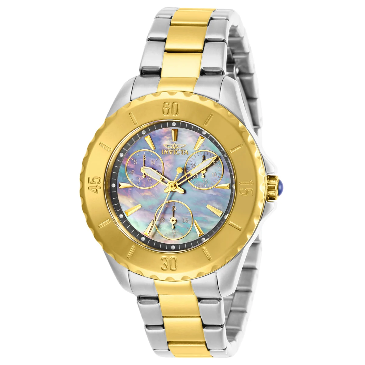 Invicta Angel Altilux Watch - 38mm. Steel. Gold (29112) 38 mm kol saati