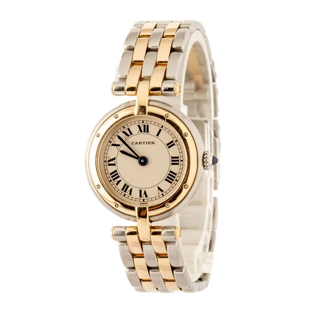 Cartier Panthere W25030B6 Steel & Yellow Gold kol saati
