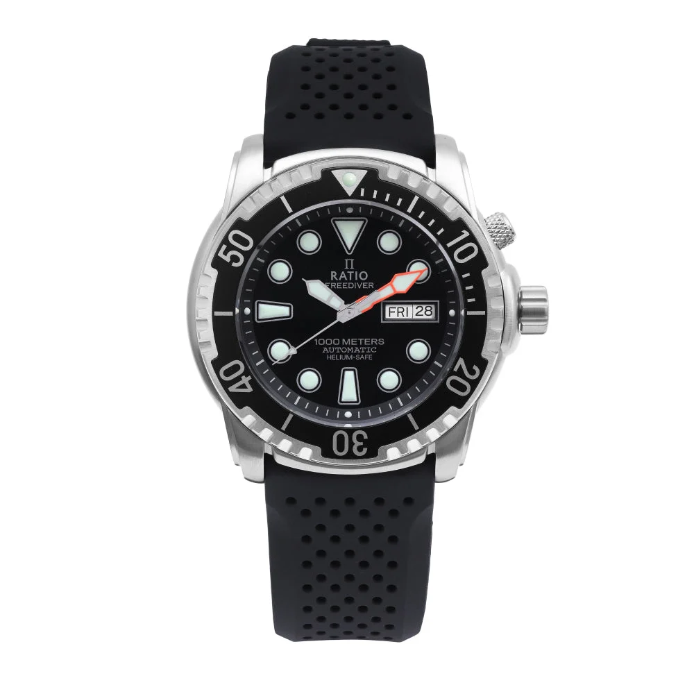 Ratio FreeDiver 1068HA90-34VA-BLK-V02 46 mm kol saati