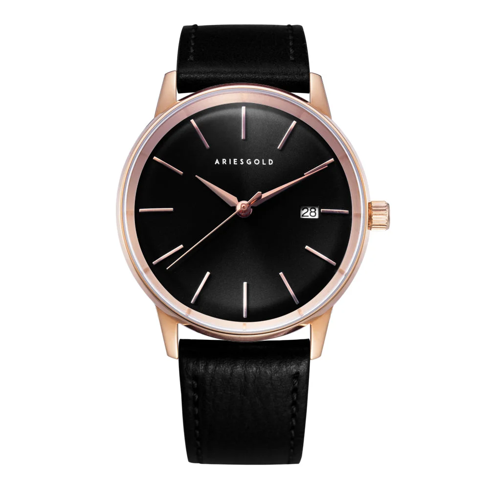 Aries Gold Aries Gold G 9026 RG-BK 40 mm kol saati