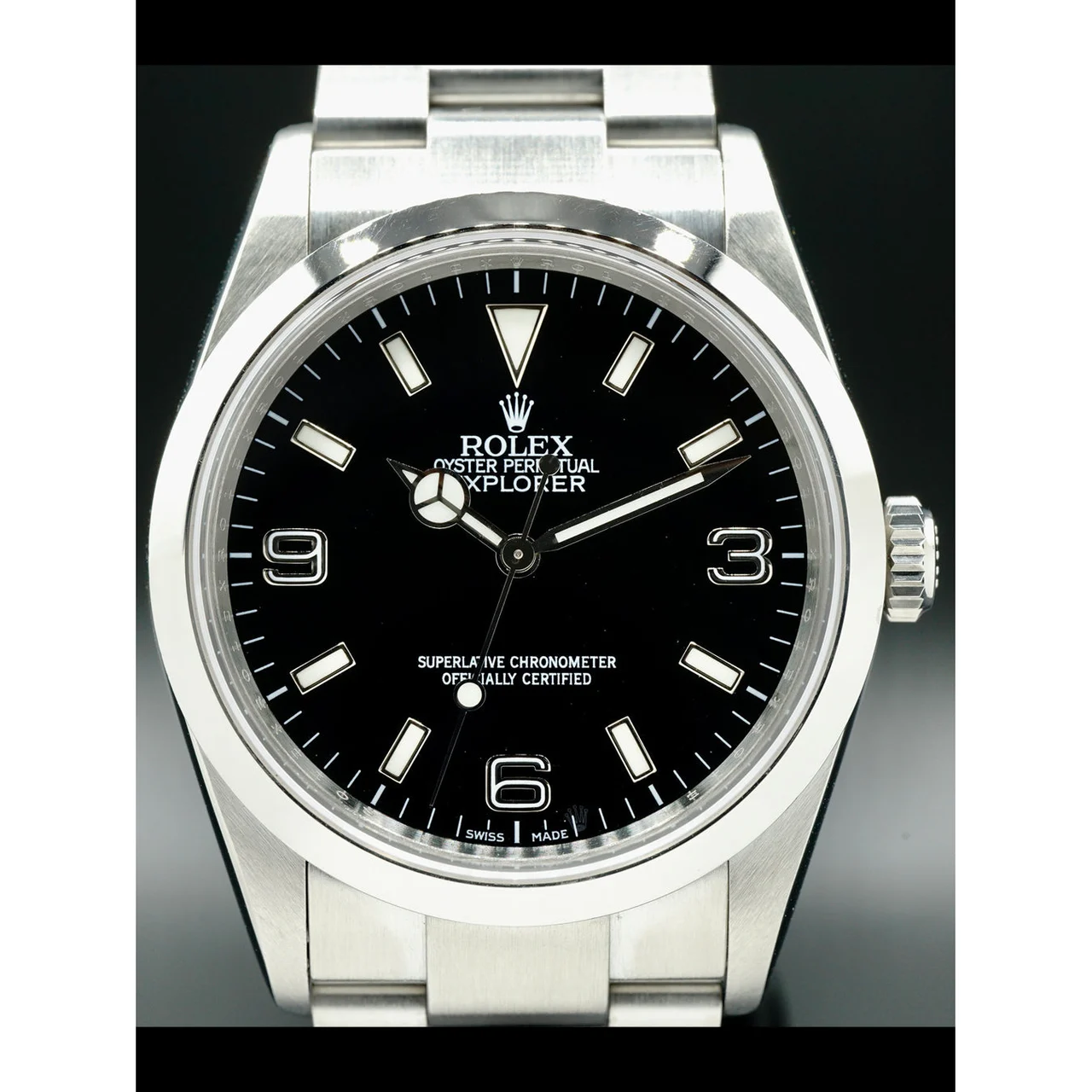 Rolex Explorer Black Arabic Dial 114270 210000026328 36 mm kol saati
