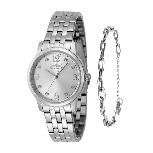 Invicta Angel Watch - 32mm, Steel With Bracelet Set (48255) kol saati