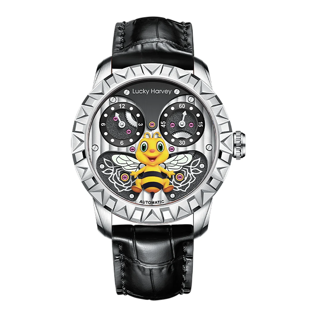 Lucky Harvey Lh.beesilver 43 mm kol saati