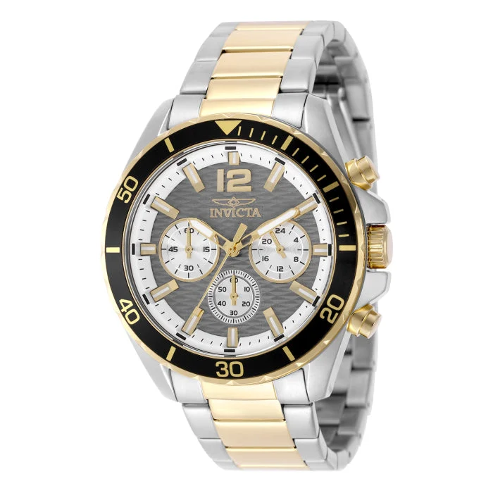 Invicta Open Box Pro Diver Stratax Watch - 43.5mm, Gold, Steel (AIC-50378) 43.5 mm kol saati