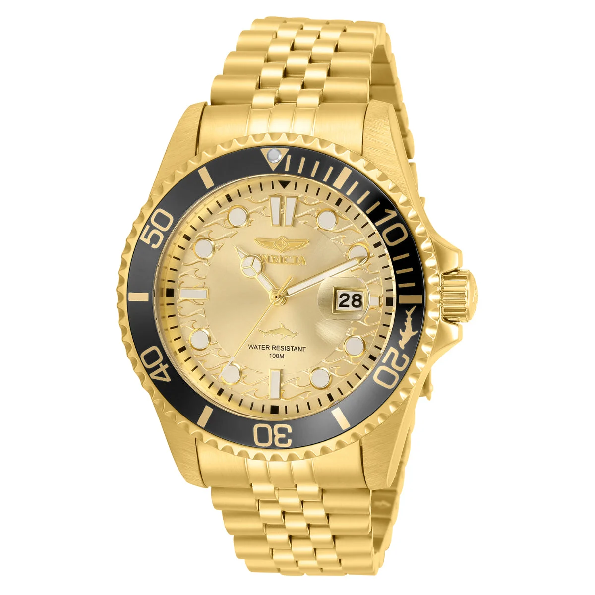 Invicta Pro Diver Galeos Watch - 43mm, Gold (ZG-30613) 43 mm kol saati