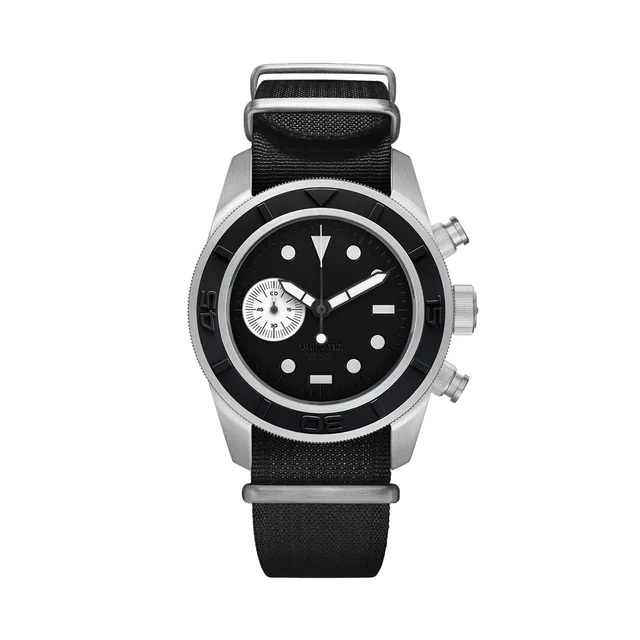 Unimatic Modello Tre U3-AEB Limited Edition 41.5mm - Black on Fabric Strap kol saati