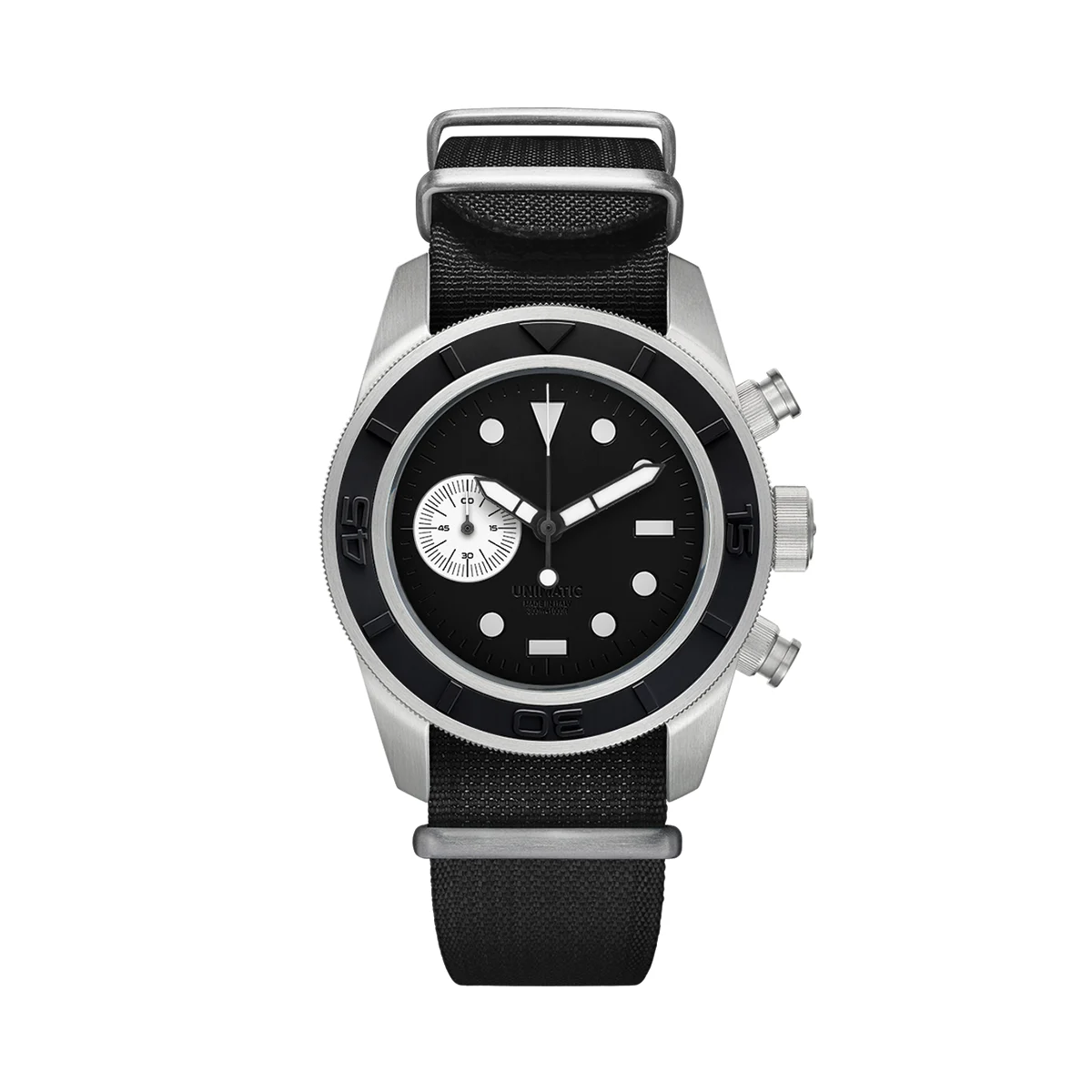 Unimatic Modello Tre U3-AEB Limited Edition 41.5mm - Black on Fabric Strap 41.5 mm kol saati