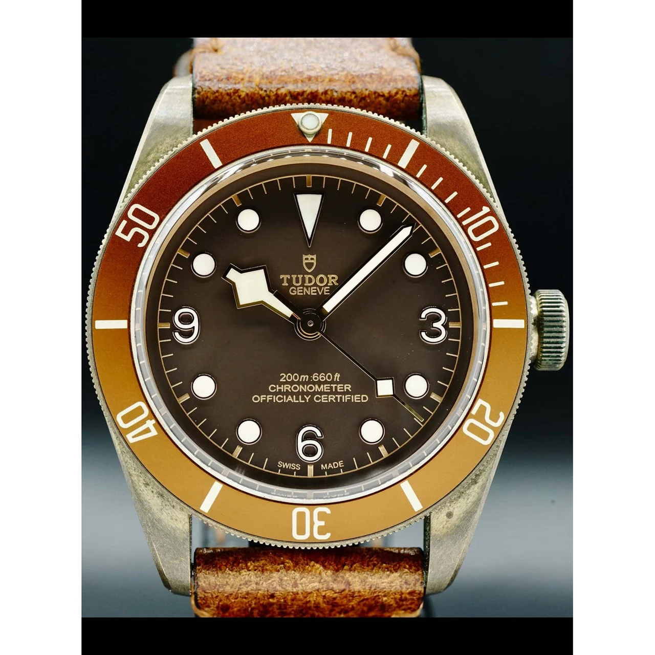 Tudor Heritage Black Bay Bronze 79250BM 210000033216 43 mm kol saati
