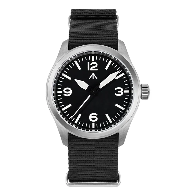 Cronos Watch Store Militado 38mm Military Watch Vintage Field Watch 369 Dial ML08 ML-ML08-