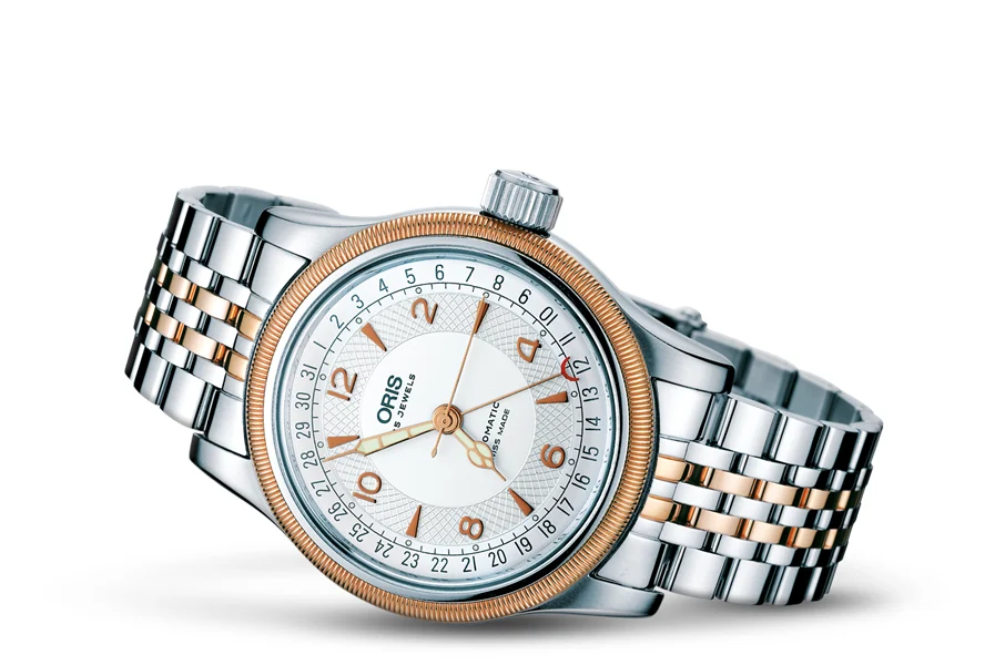 Oris Big Crown Original Pointer Date 01 754 7543 4361-07 8 20 63 40 mm kol saati