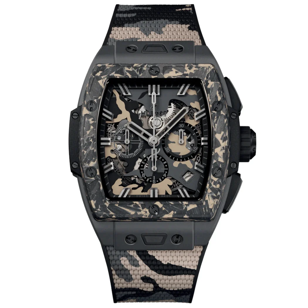 Hublot Spirit of Big Bang Ceramic Carbon Beige Camo 642.CI.0191.RX.ECU23 kol saati