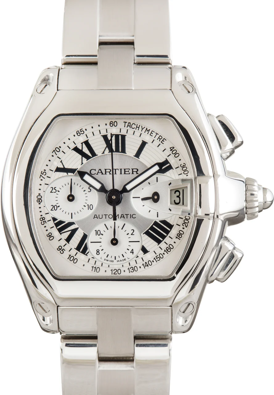 Cartier Roadster Chronograph W62006X6 Stainless Steel kol saati