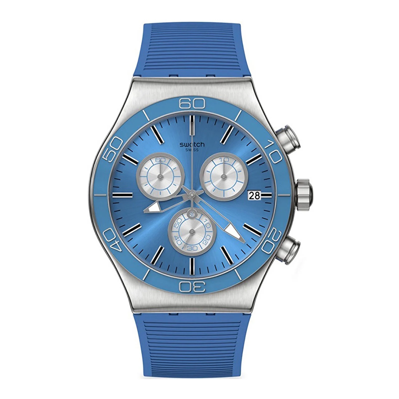 Swatch Blue Is All YVS485 43 mm kol saati