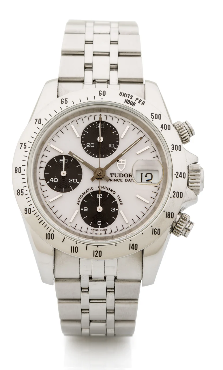 Tudor Prince Date Chronograph TUDOR PRINCE DATE CHRONOGRAPH REF. 79260 A fine self-winding stainless steel chronograph wristwatch with date. kol saati