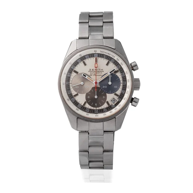Zenith ZENITH, REF. A386, EL PRIMERO, STEEL kol saati