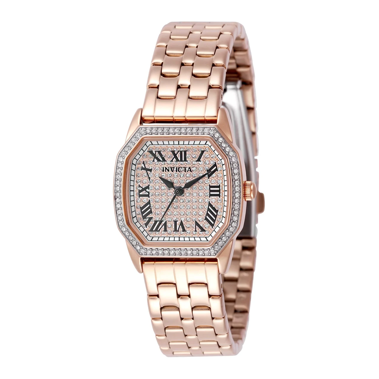Invicta Wildflower Paviette Watch - 27mm. Rose Gold (50591) 27 mm kol saati