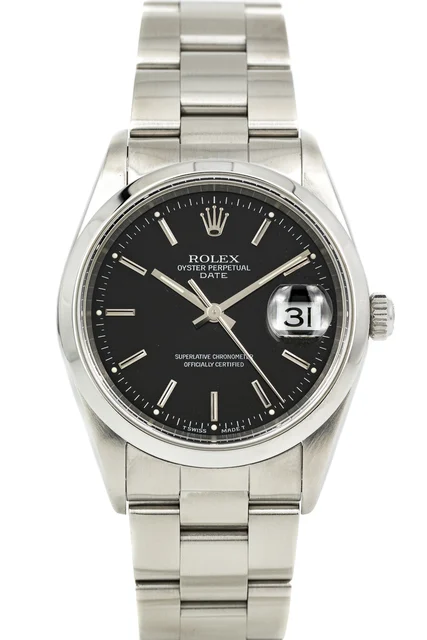 Rolex Date Ref. 15200 Black kol saati