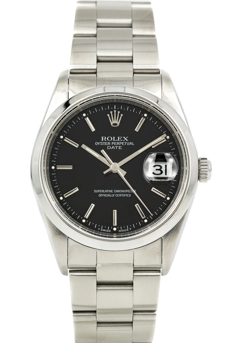 Rolex Date Ref. 15200 Black 34 mm kol saati