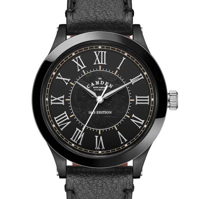 The Camden Watch Company Edition on Black Leather No.253 1843 Edition on Black Leather kol