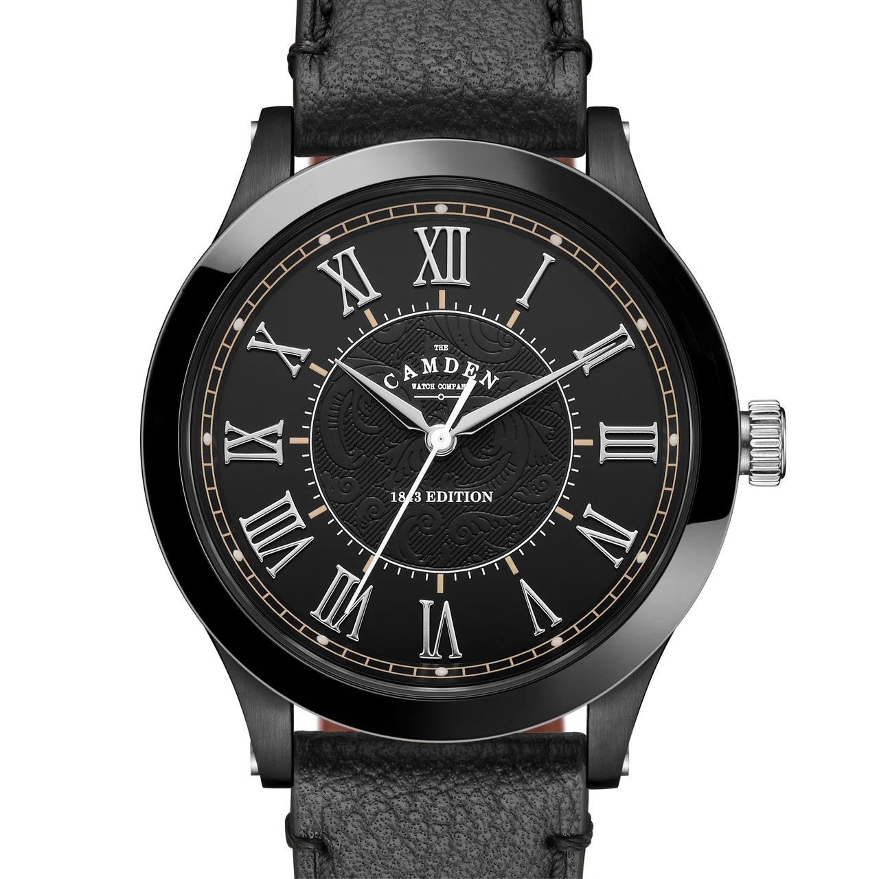 The Camden Watch Company Edition on Black Leather No.253 1843 Edition on Black Leather 41 mm kol saati