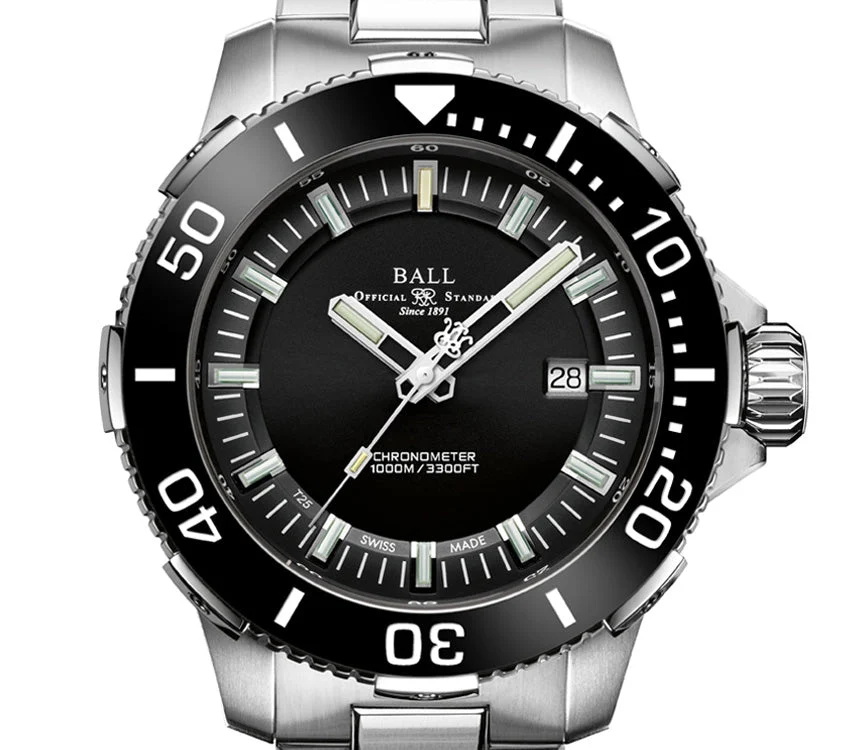 Ball Engineer Hydrocarbon DeepQUEST DM3002A-S3CJ-BK 42 mm kol saati