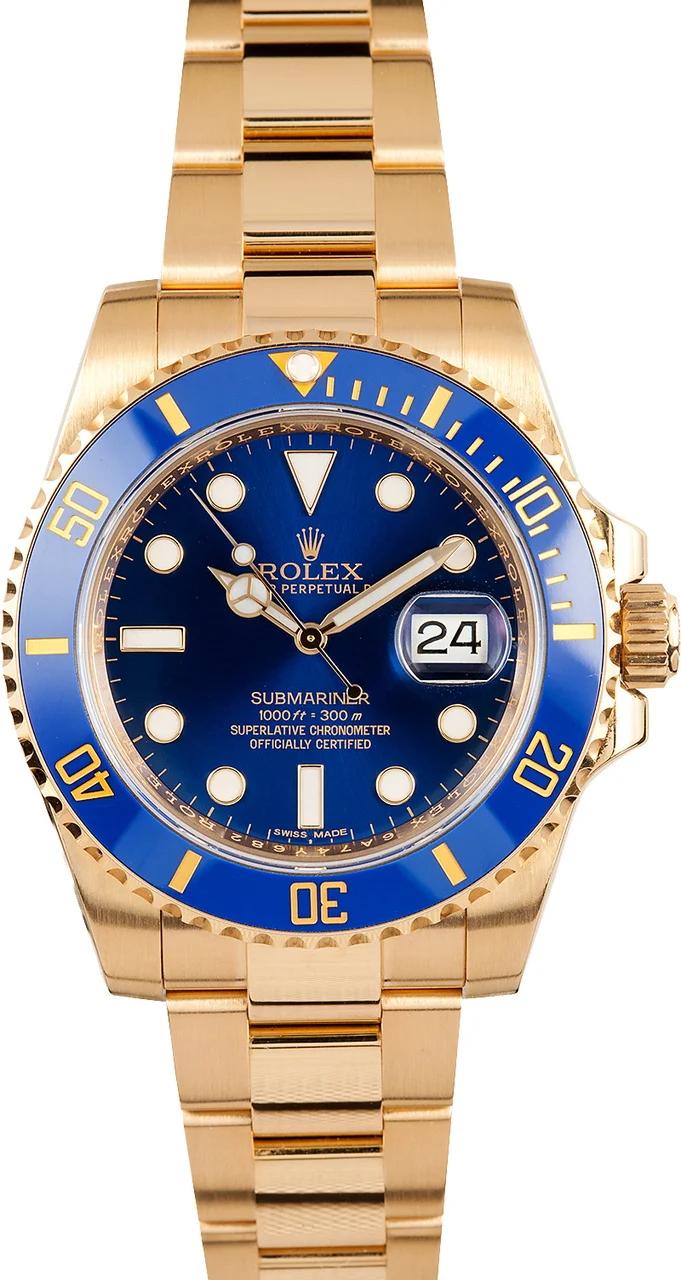 Rolex Submariner Blue 116618 40 mm kol saati