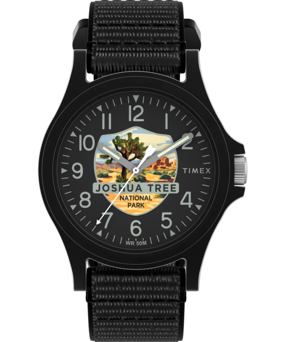 Timex Joshua Tree National Park 40mm Fabric Strap Watch TW2Y58700 40 mm kol saati