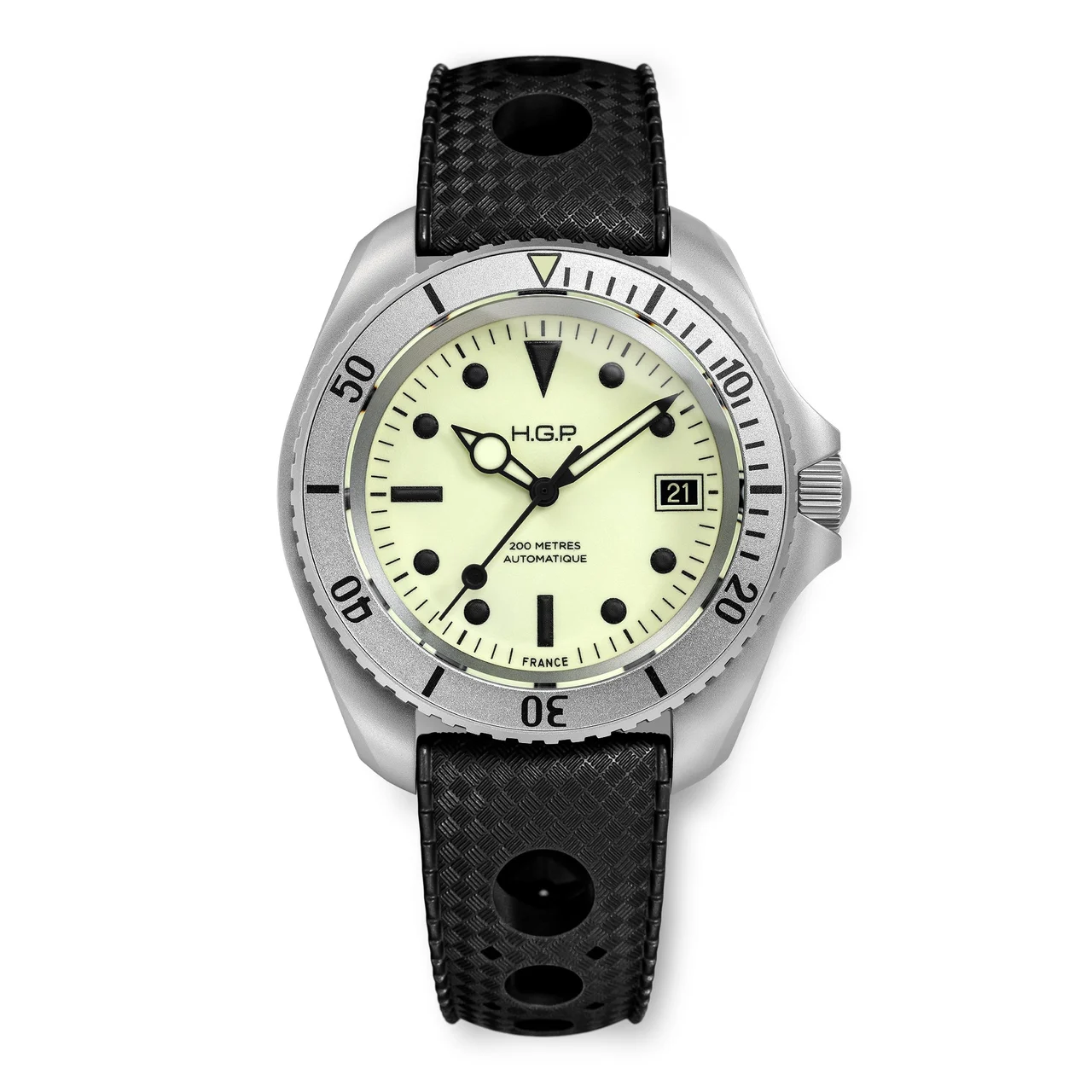 HGP - Watches 25-ND2A-001-01-RB2-BLK 47 mm kol saati