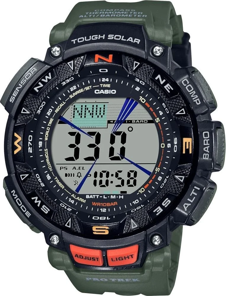 Casio Pro-trek PRG-240-3DR 50.9 mm kol saati