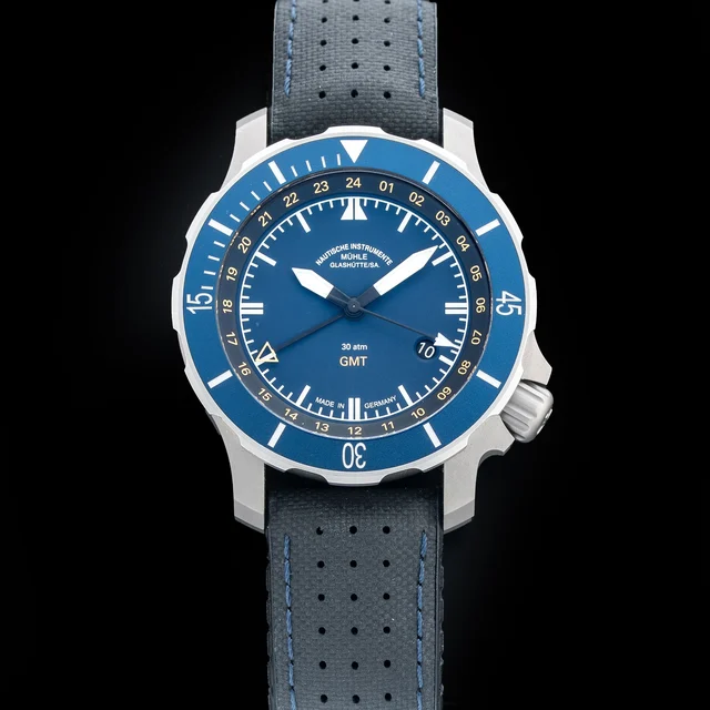 Muhle Glashutte Mühle Glashütte M1-28-62-KB Seebataillon GMT 210009N35764 kol saati