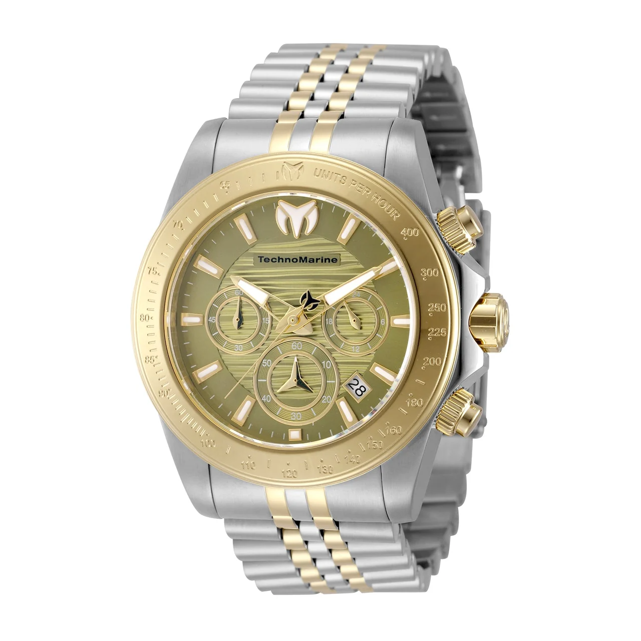 Technomarine Manta Ray Watch - 42mm. Gold. Steel (TM-225012) 42 mm kol saati