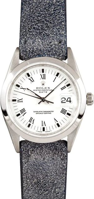 Rolex Date Stainless Steel With White Dial 15200 15200BKSO kol saati