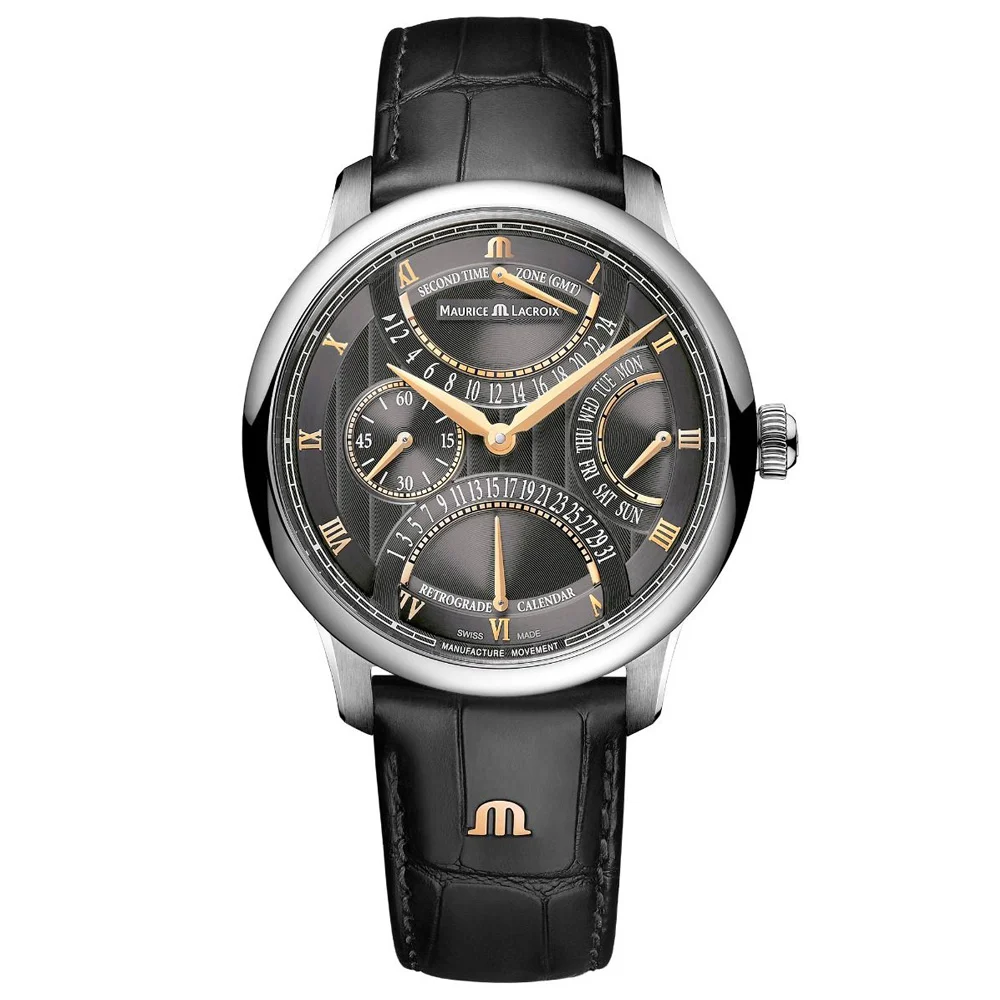 Maurice Lacroix Masterpiece Triple Retrograde MP6538-SS001-310-1 43 mm kol saati