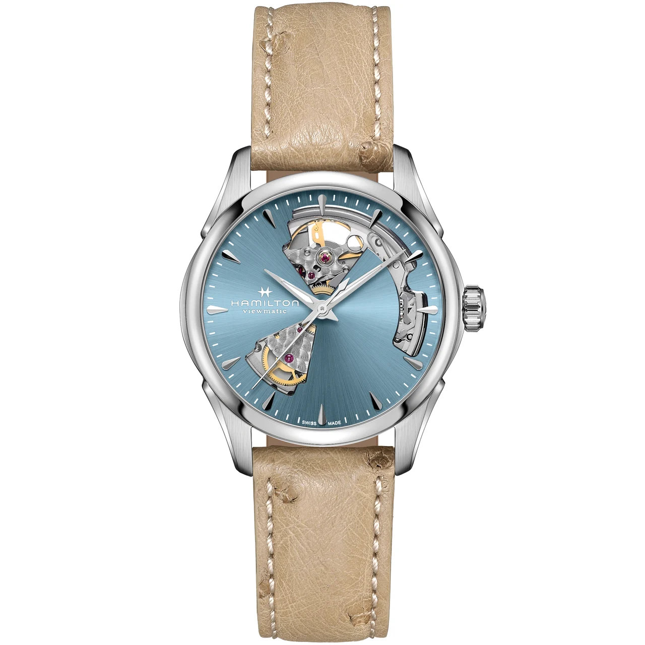 Hamilton Jazzmaster Open Heart Auto H32215840 36 mm kol saati