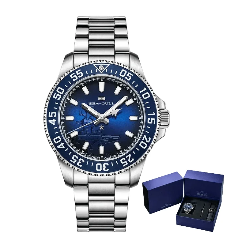 Sea-Gull Ocean Series H081632108331 44 mm kol saati