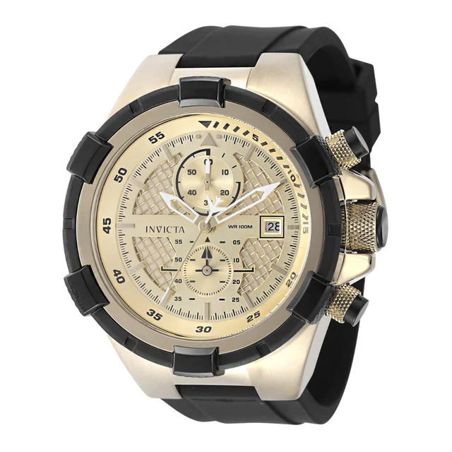 Invicta Aviator JetFrame Watch - 50.5mm, Black (50121) kol saati