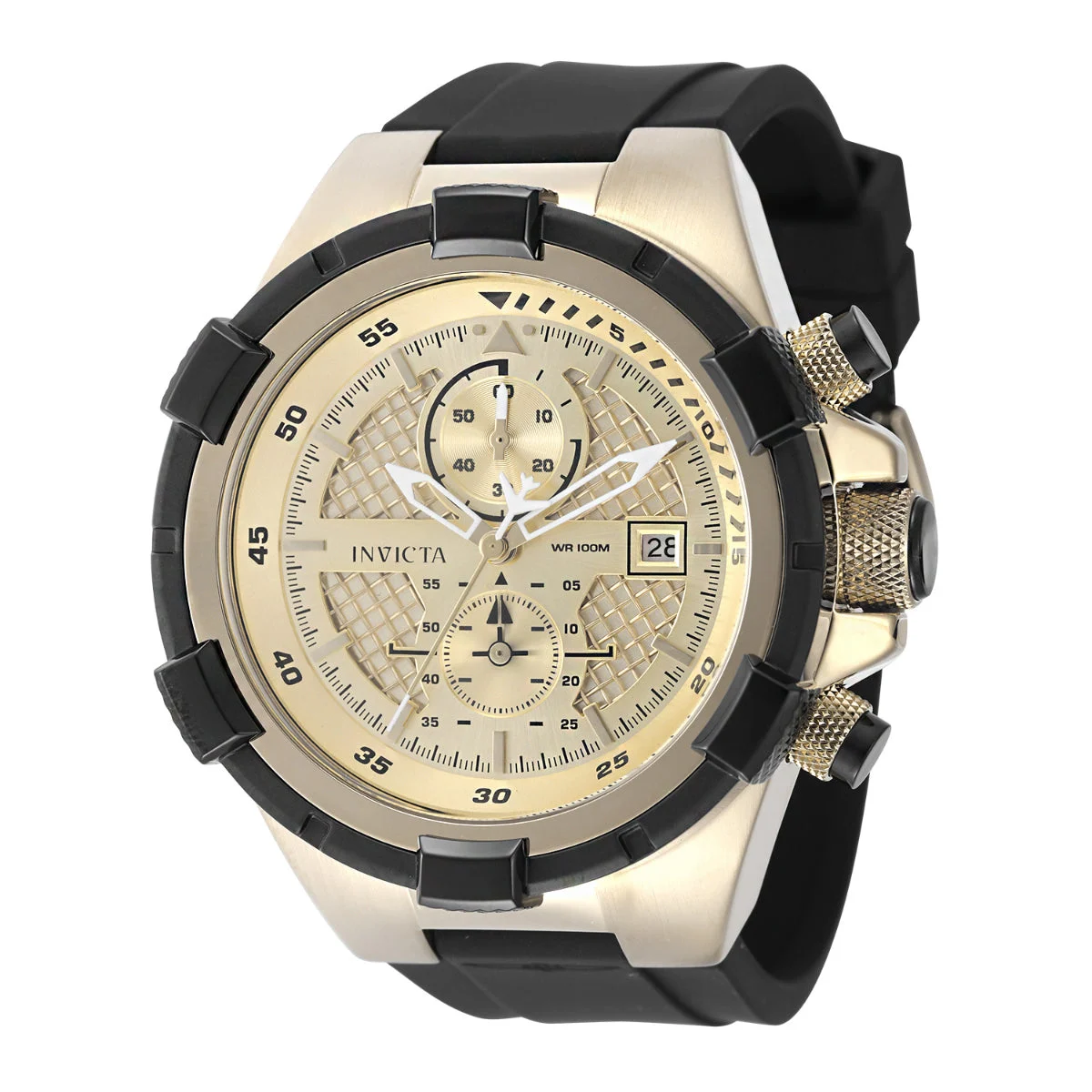 Invicta Aviator JetFrame Watch - 50.5mm, Black (50121) 50.5 mm kol saati