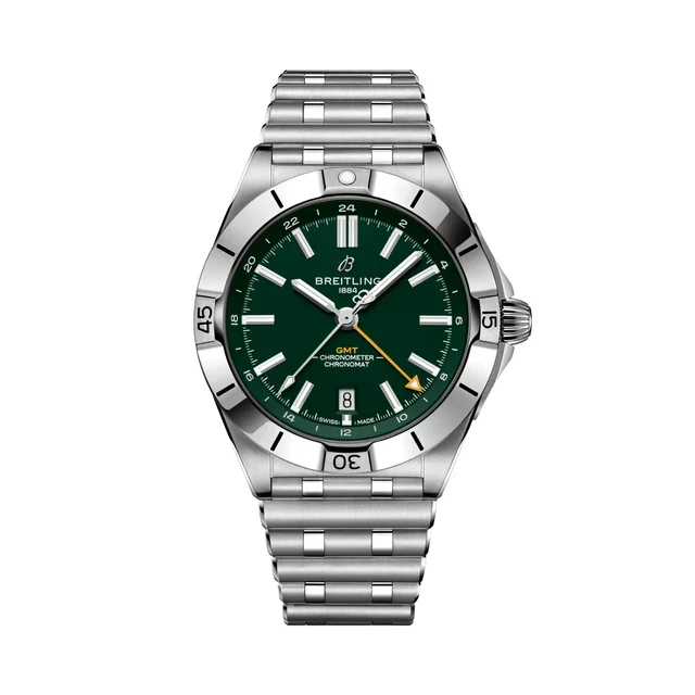 Breitling Chronomat Automatic GMT 40 NFL Green Bay Packers Edition A32398A41L1A1 kol saati