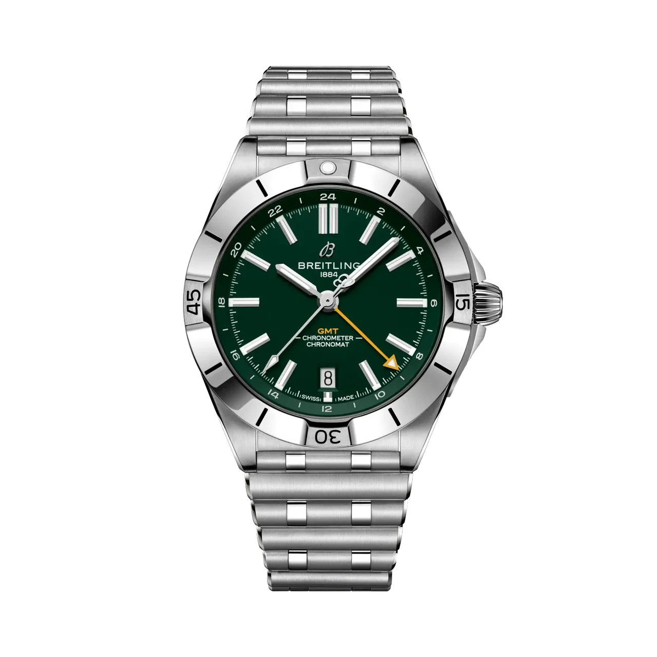 Breitling Chronomat Automatic GMT 40 NFL Green Bay Packers Edition A32398A41L1A1 40 mm kol saati