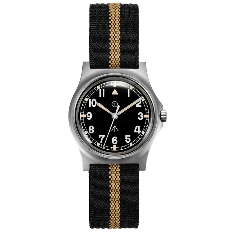 RDUNAE Retro Military Field Quartz Watch 瑞羿RA01 - T字logo-尼龙 200 41.7 mm kol saati