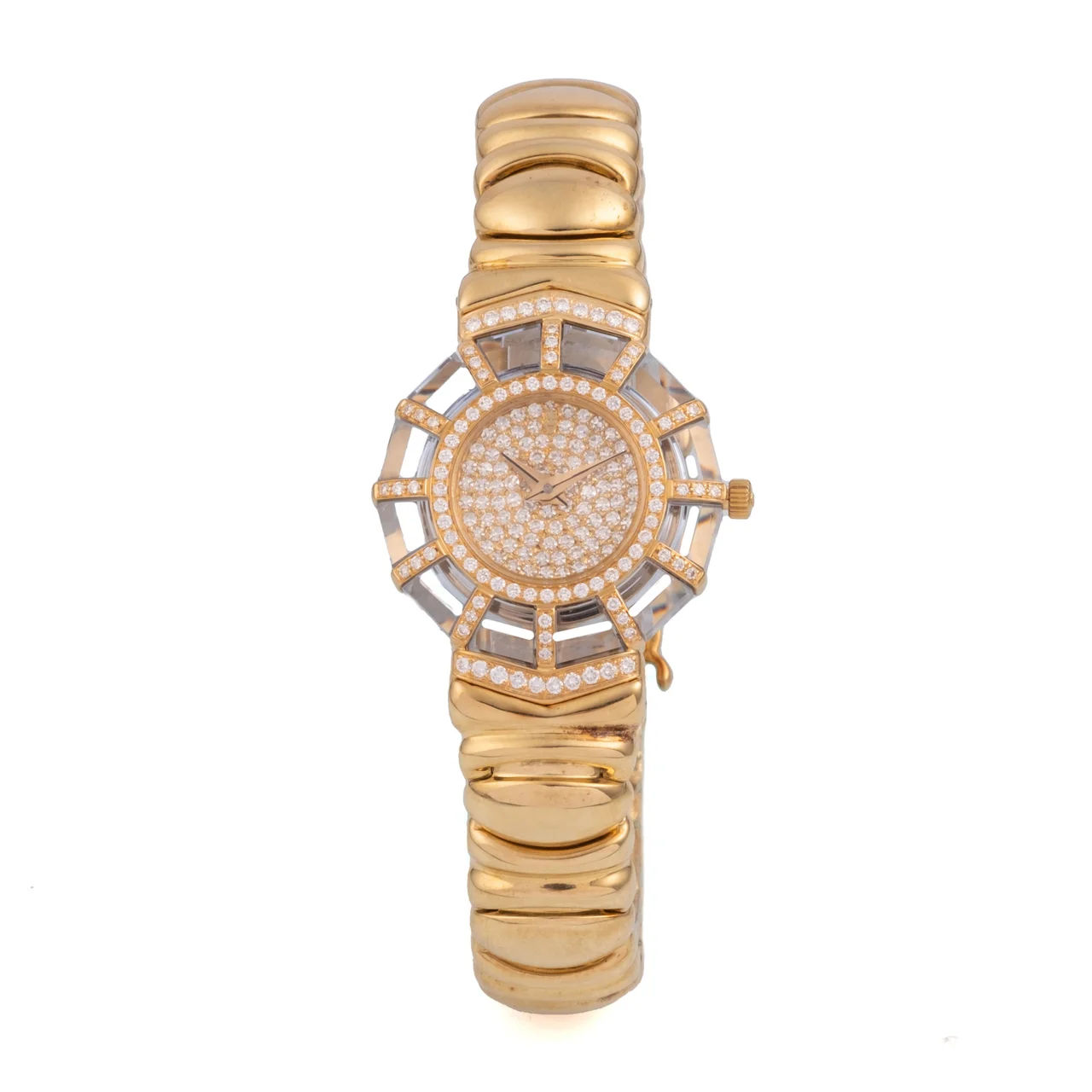 Corum CORUM, REF. 24.383.65, HAUTE JOAILLERIE PRISM, DIAMOND, YELLOW GOLD kol saati