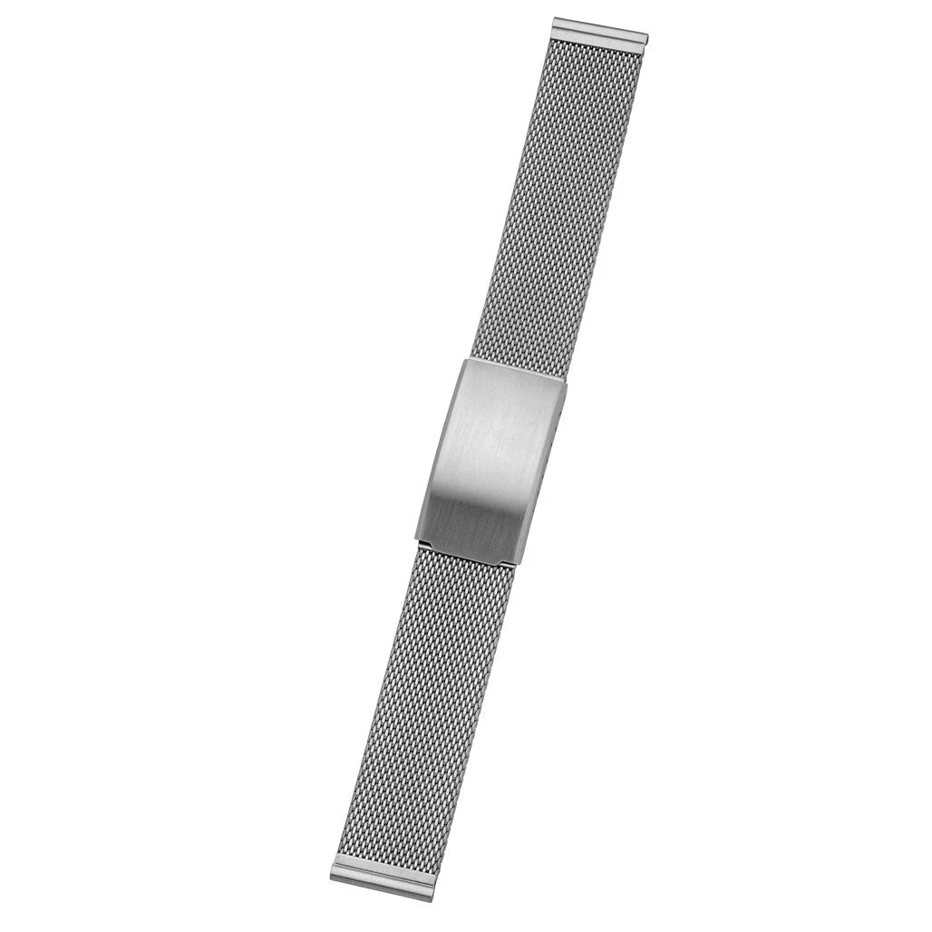 Vollmer Brushed Fine Stainless Steel Mesh Bracelet #89461H7 43 mm kol saati