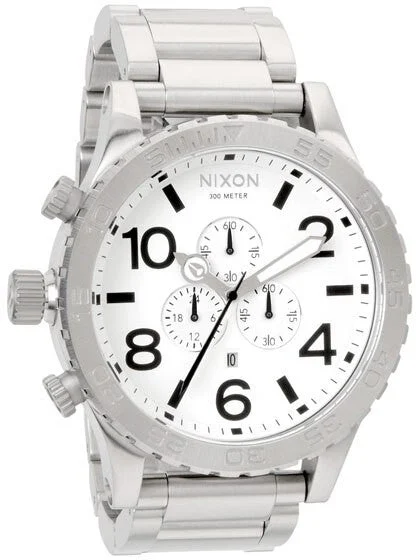 Nixon Chrono Watch with Timer Functions and Left Side Pushers and Crown #A083-100 kol saati