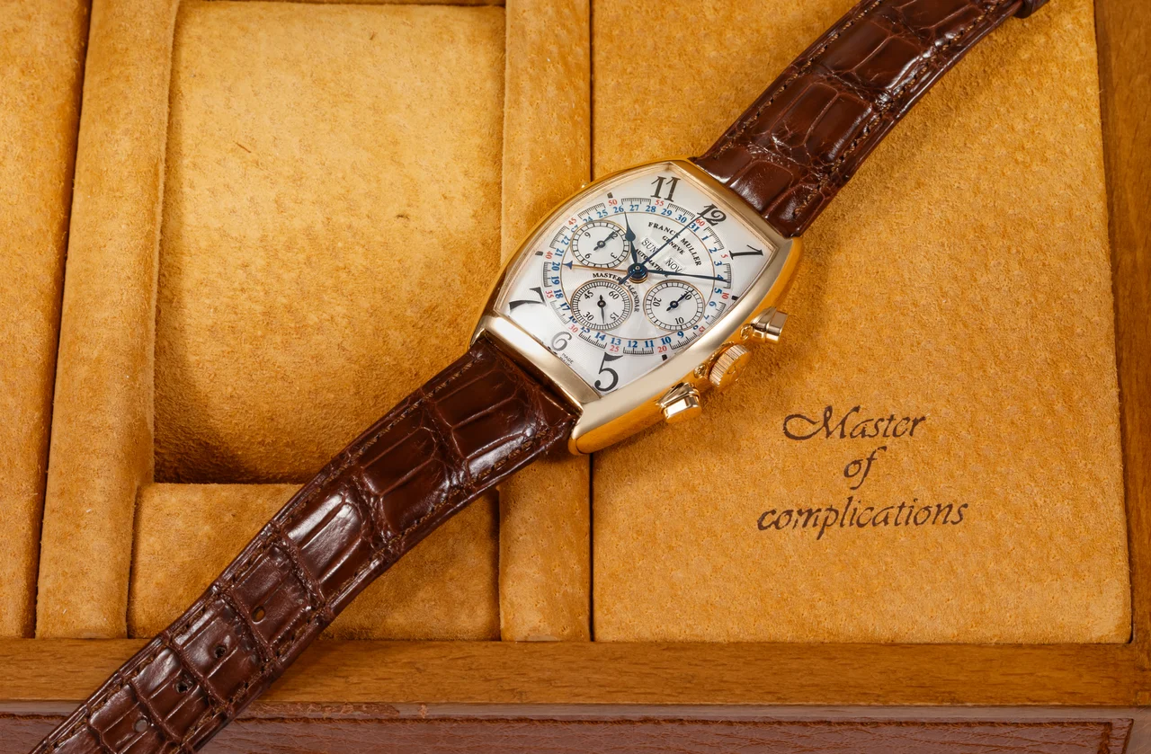 Franck Muller FRANCK MULLER REF. 6850CC MC AT, MASTER CALENDAR CHRONOGRAPH, 18K PINK GOLD kol saati