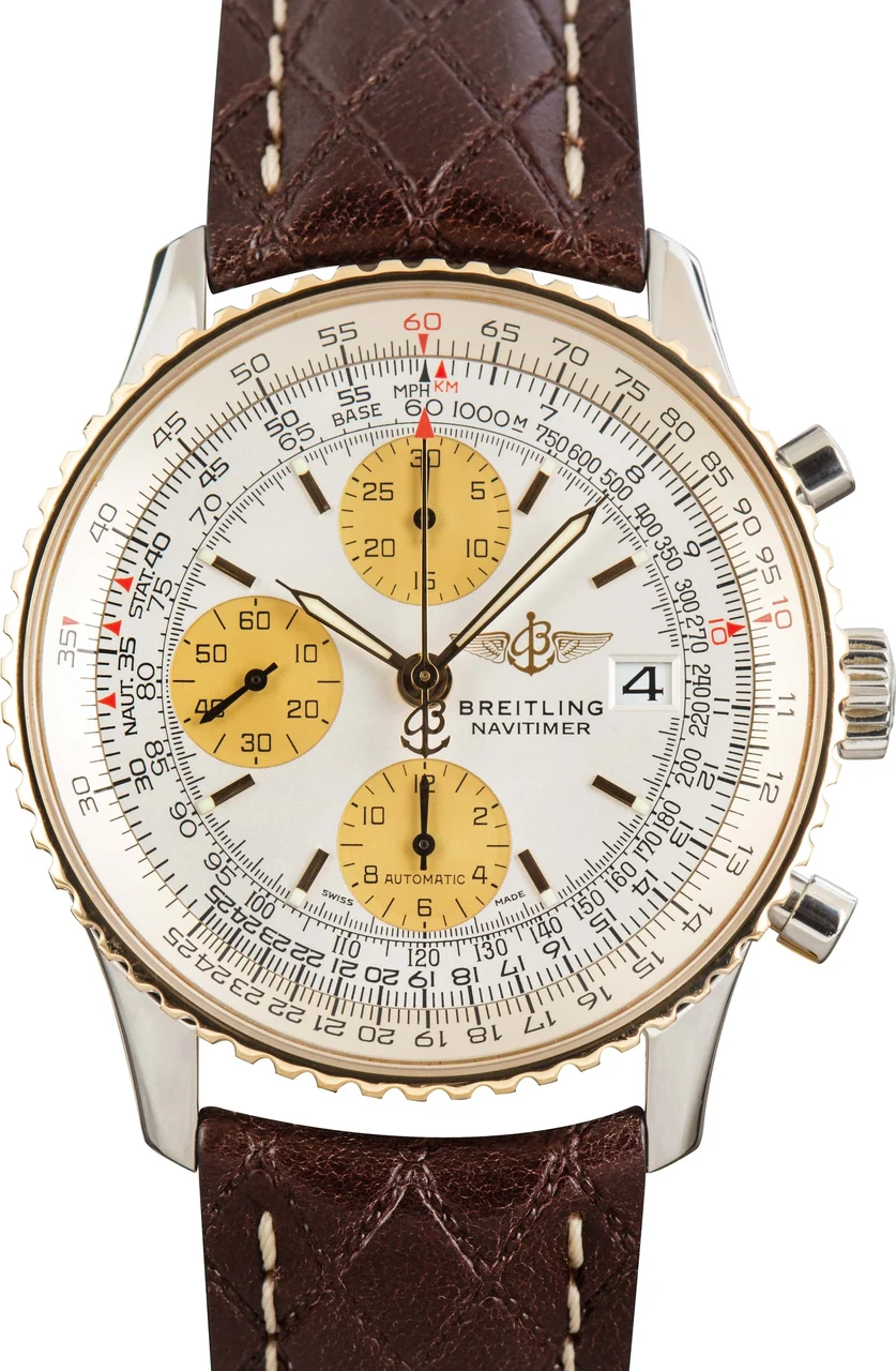 Breitling Old Navitimer II Silver Dial D1332212/G501 41.5 mm kol saati