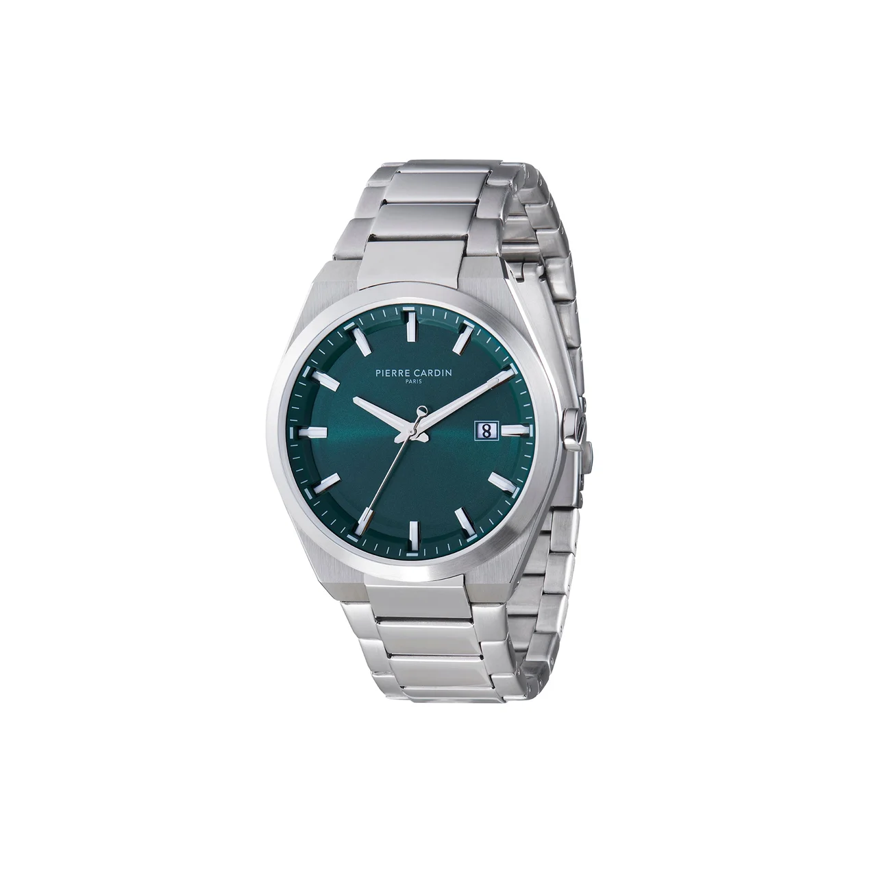 Batignolles Robust Stainless Steel watch with Green Dial with a Metal Links Strap CML.0018 42 mm kol saati