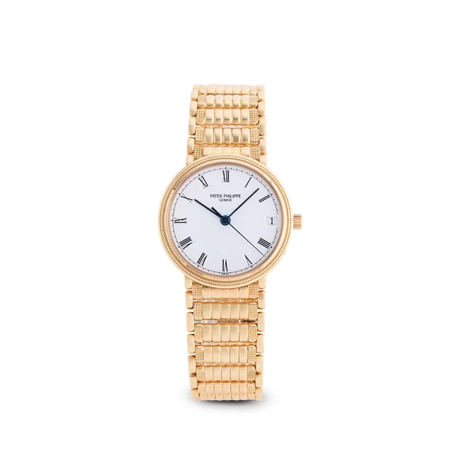Patek Philippe PATEK PHILIPPE, REF. 3802/208, CALATRAVA, 18K YELLOW GOLD kol saati